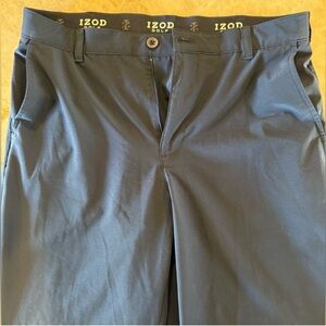 Izod Men's Navy Flat Front Shorts